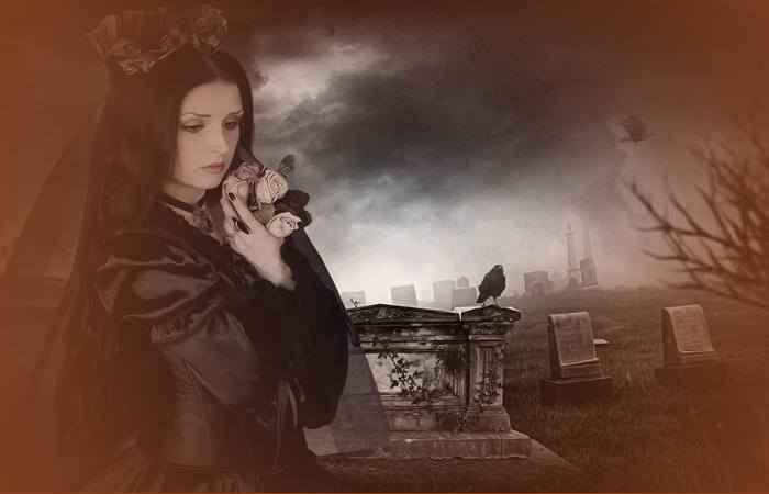Ведьмы на кладбище